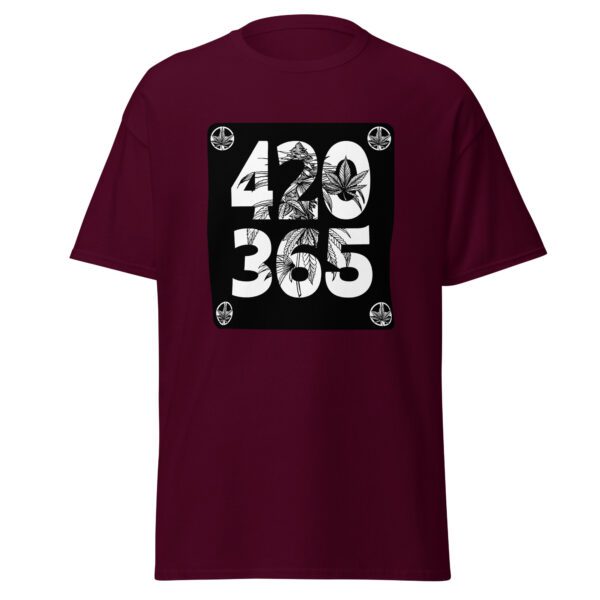 mens classic tee maroon front 65df89a2624be