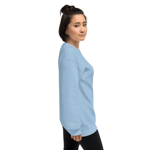 unisex crew neck sweatshirt light blue right 65c4a1035793e