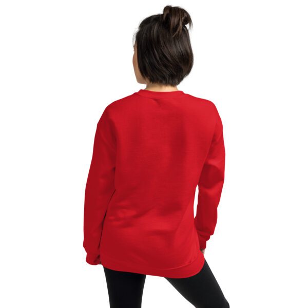 unisex crew neck sweatshirt red back 65c4a10316ff8