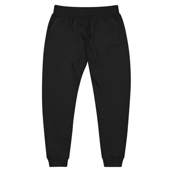 unisex fleece sweatpants black back 65d9ec3543e3f