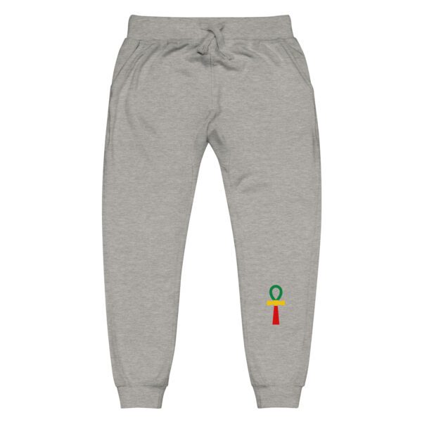 unisex fleece sweatpants carbon grey front 65d98c383b391