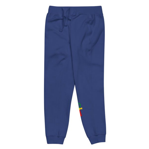 unisex fleece sweatpants team royal front left 65d98c383910d