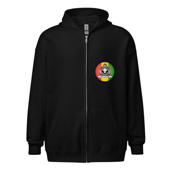 unisex heavy blend zip hoodie black front 65d9ae4e98e70