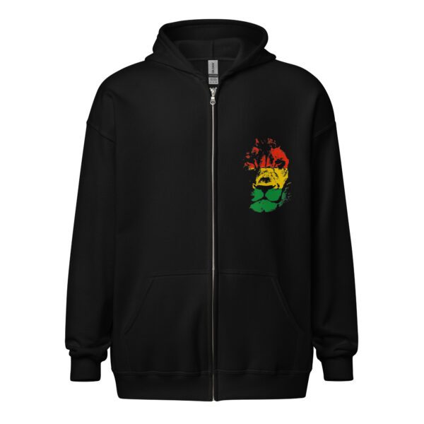 unisex heavy blend zip hoodie black front 65dae7b6bf82b