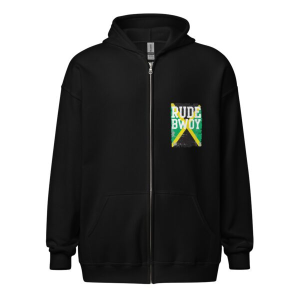 unisex heavy blend zip hoodie black front 65db2f3d5a3ec