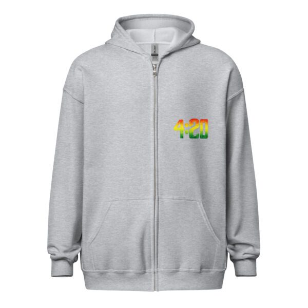 unisex heavy blend zip hoodie sport grey front 65d7744bee1de