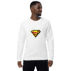 Green Superman Organic raglan Sweatshirt – Image 6