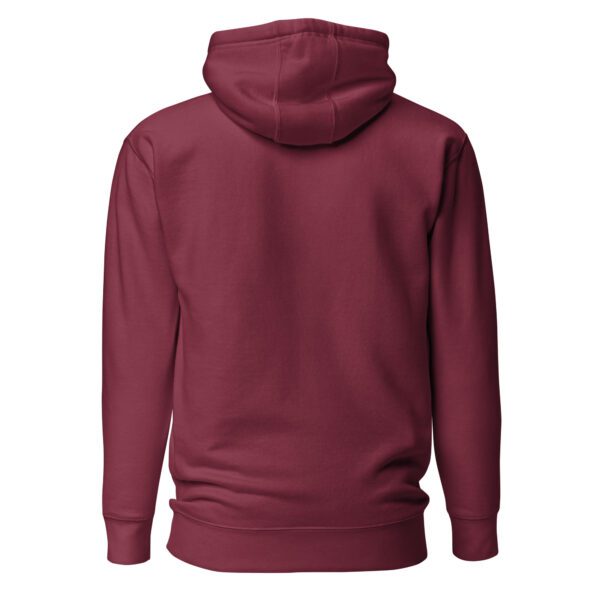 unisex premium hoodie maroon back 65d9a39823164