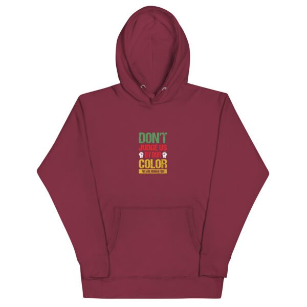 unisex premium hoodie maroon front 65d7a4c3c84fb