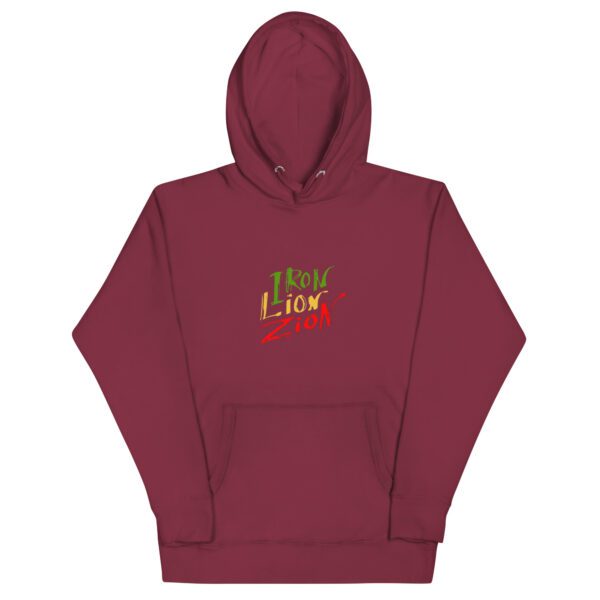 unisex premium hoodie maroon front 65d993acb8ee6