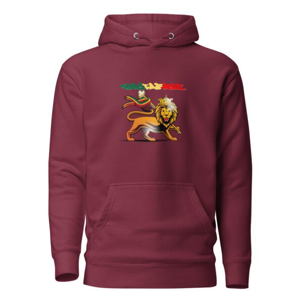 unisex premium hoodie maroon front 65d9bd29d9e42
