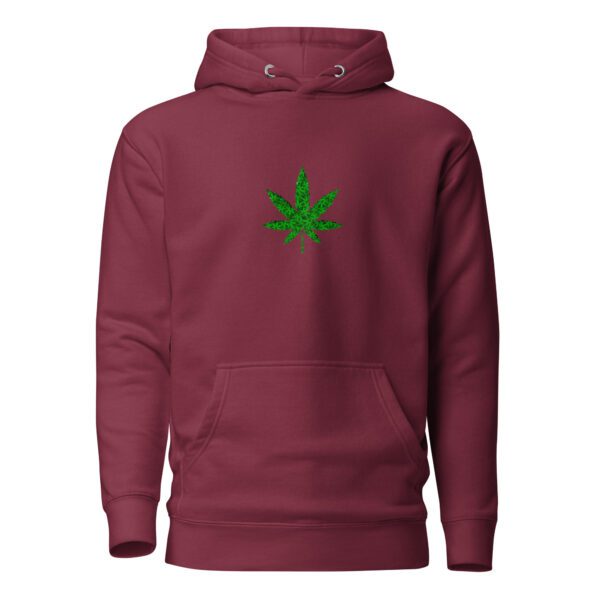 unisex premium hoodie maroon front 65e0eed94f6a5