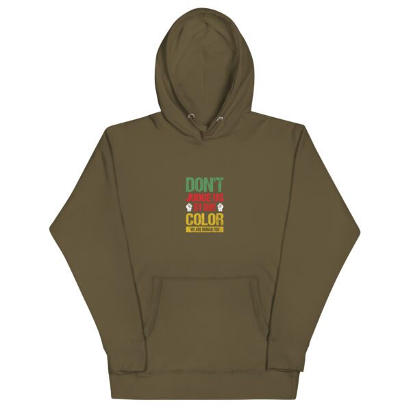 unisex premium hoodie military green front 65d7a4c3d2695