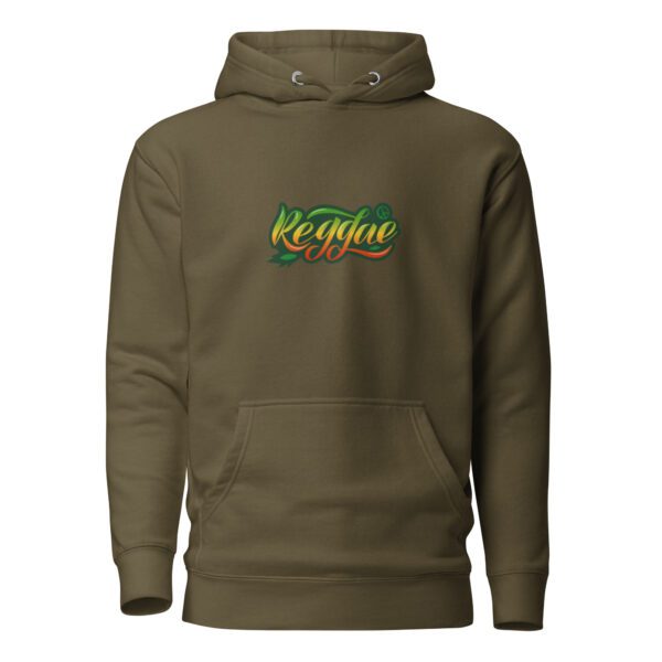 unisex premium hoodie military green front 65db26581970b