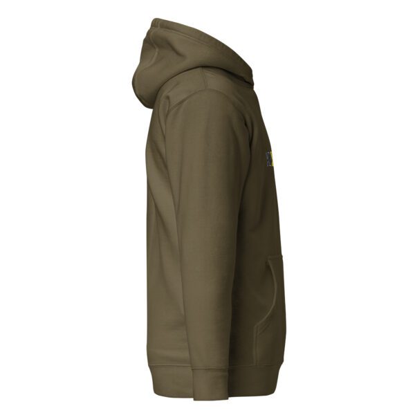 unisex premium hoodie military green right 65d9a826417b5
