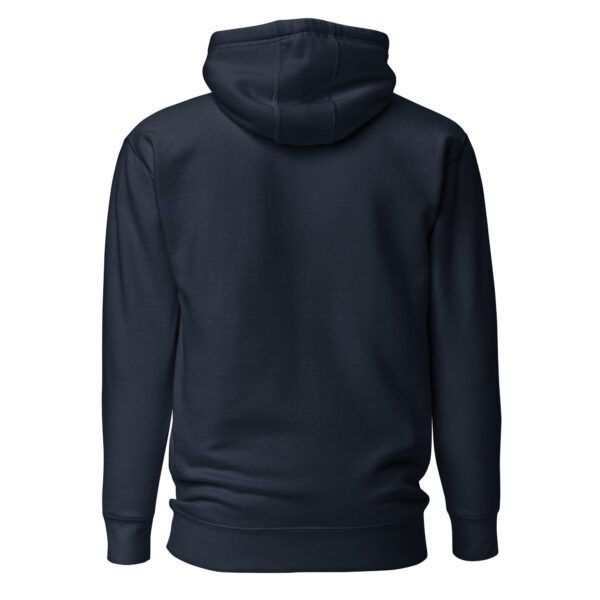unisex premium hoodie navy blazer back 65d9a39821837