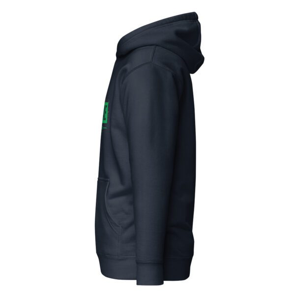 unisex premium hoodie navy blazer left 65d9a39821e8d