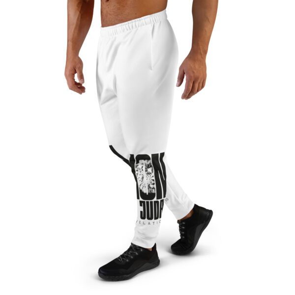 all over print recycled mens joggers white left 65e1ec7895643