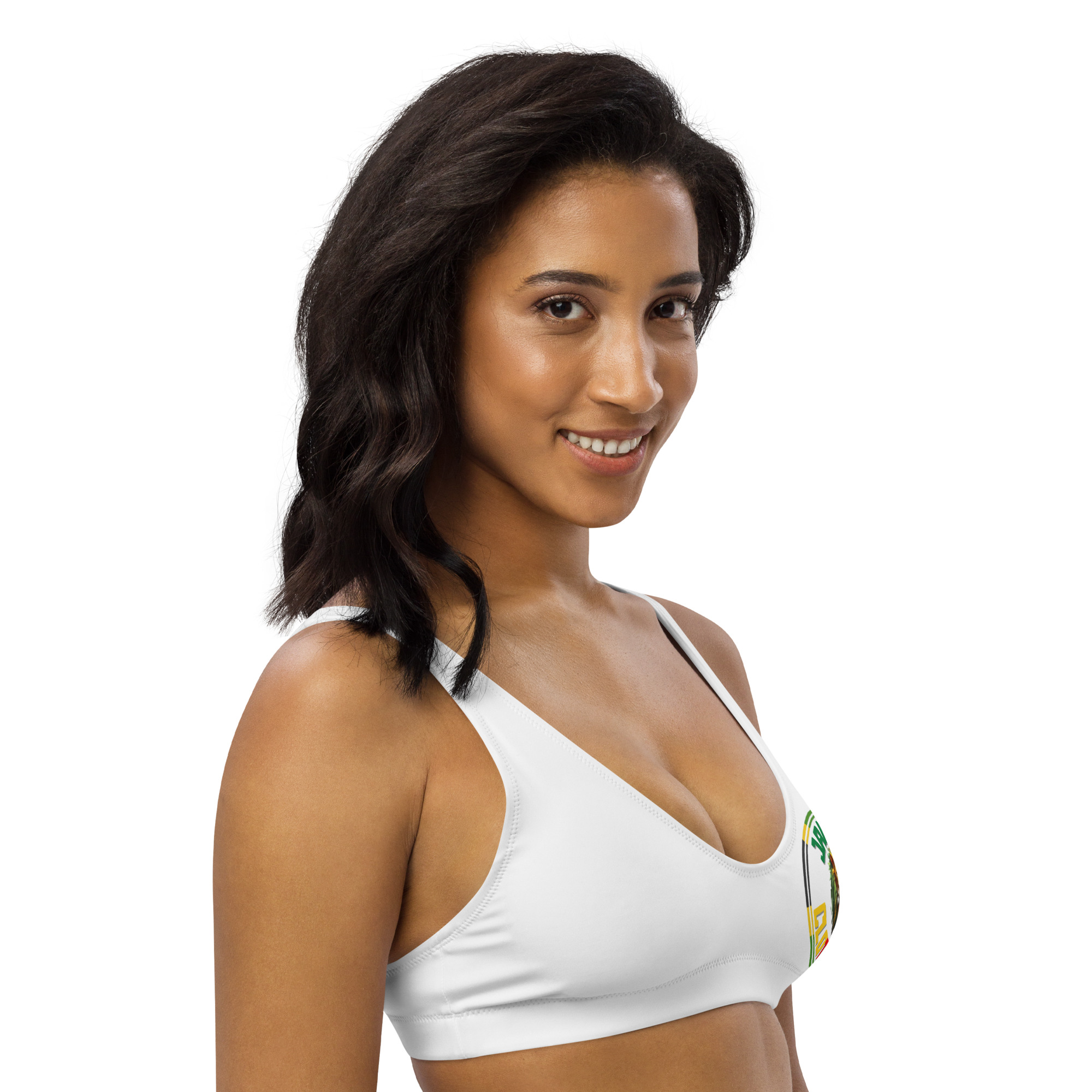 Jamaican Clothing Recycled padded bikini top - Jamaican Clothing