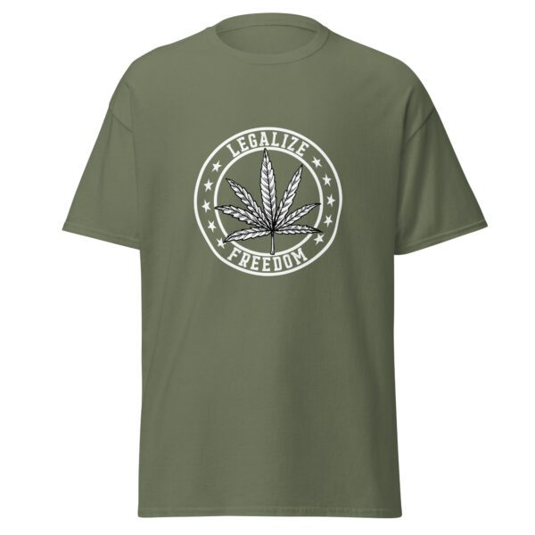 mens classic tee military green front 65e4751b84ff3