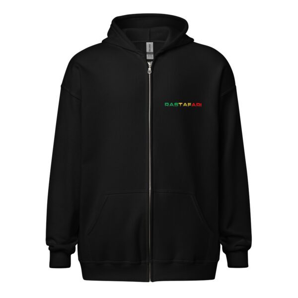 unisex heavy blend zip hoodie black front 65f5e228bfdf0