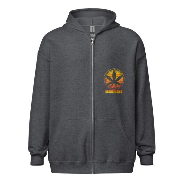 unisex heavy blend zip hoodie dark heather front 65f499189c349