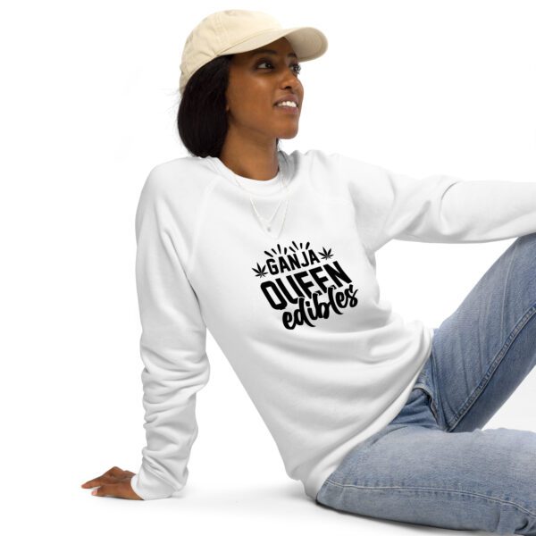 Ganja Queen Organic raglan Sweatshirt