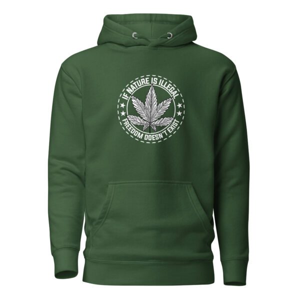 unisex premium hoodie forest green front 65e46b4aec5cc