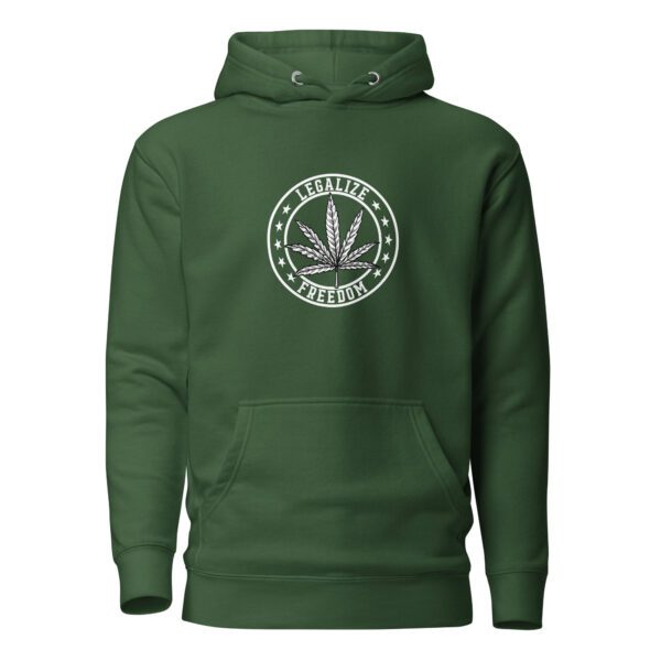 unisex premium hoodie forest green front 65e4737d4f059