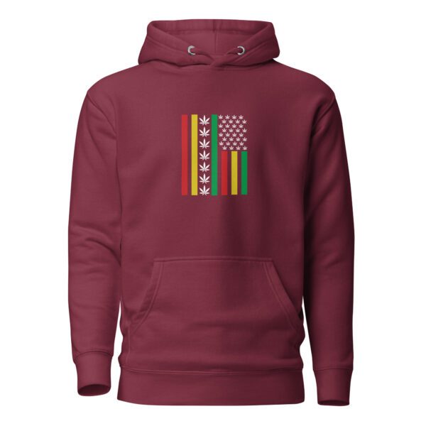 unisex premium hoodie maroon front 65e44f3eb94ab