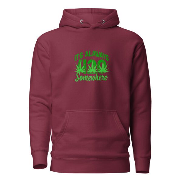 unisex premium hoodie maroon front 65eed6bac0621