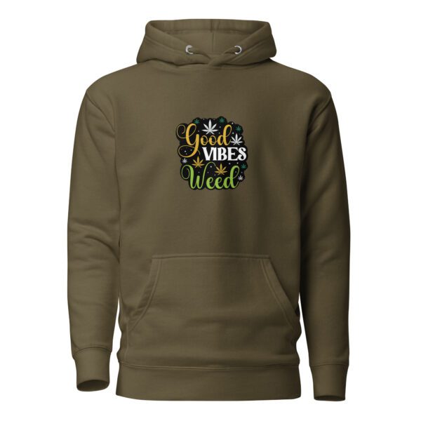 unisex premium hoodie military green front 65e99312e1e81