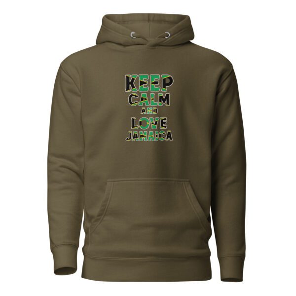 unisex premium hoodie military green front 65eef5db9d645