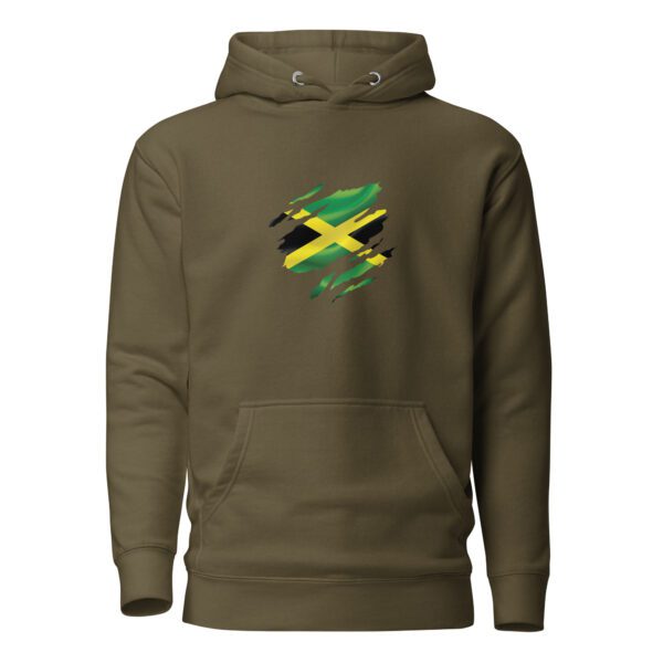 unisex premium hoodie military green front 65eefaa772cd2