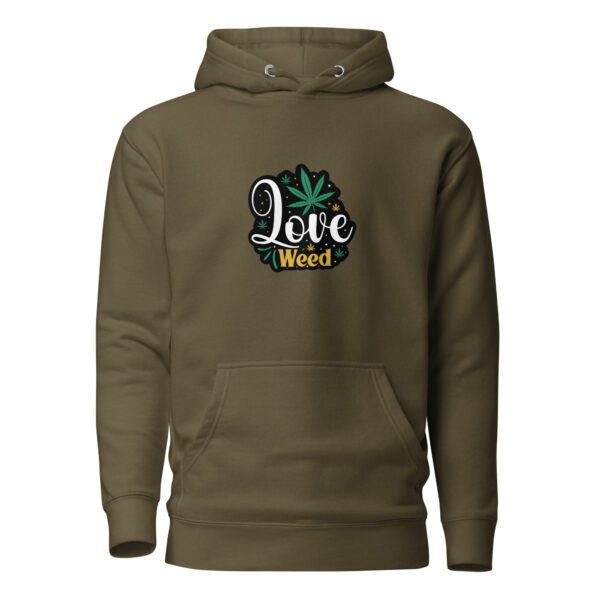 unisex premium hoodie military green front 65f04d44e025f