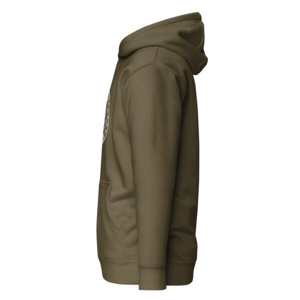 unisex premium hoodie military green left 65e4737d592d3