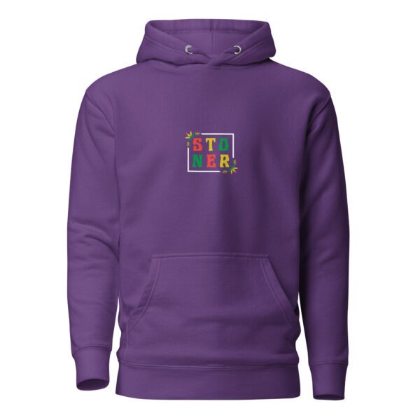 unisex premium hoodie purple front 65e424e231307