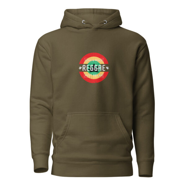 unisex premium hoodie military green front 661447ecc1daa