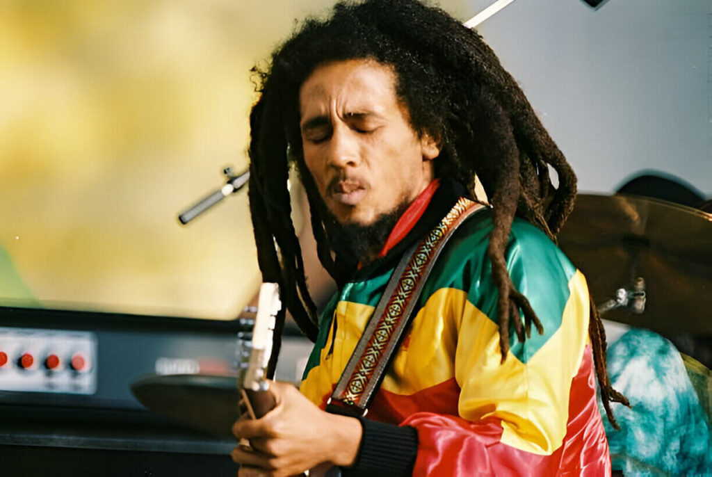 Bob Marley Performs At Crystal Palace Bowl in London
